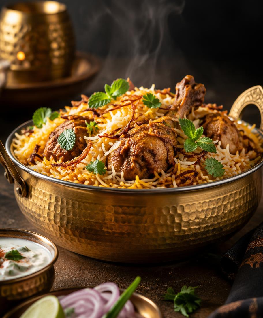 Representative presentation for Rice & Biryani